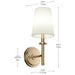 Myhouse Lighting Kichler - 52808CPZ - One Light Wall Sconce - Kleine - Champagne Bronze