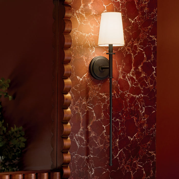 Myhouse Lighting Kichler - 52808BK - One Light Wall Sconce - Kleine - Black