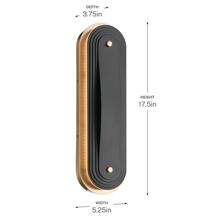 Myhouse Lighting Kichler - 52810CPZLED - LED Wall Sconce - Tauri - Champagne Bronze