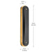 Myhouse Lighting Kichler - 52811LBRLED - LED Wall Sconce - Tauri - Lacquered Brass