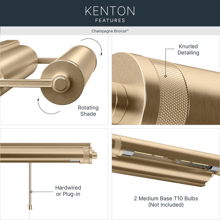 Myhouse Lighting Kichler - 52814CPZ - LED Picture Light - Kenton - Champagne Bronze