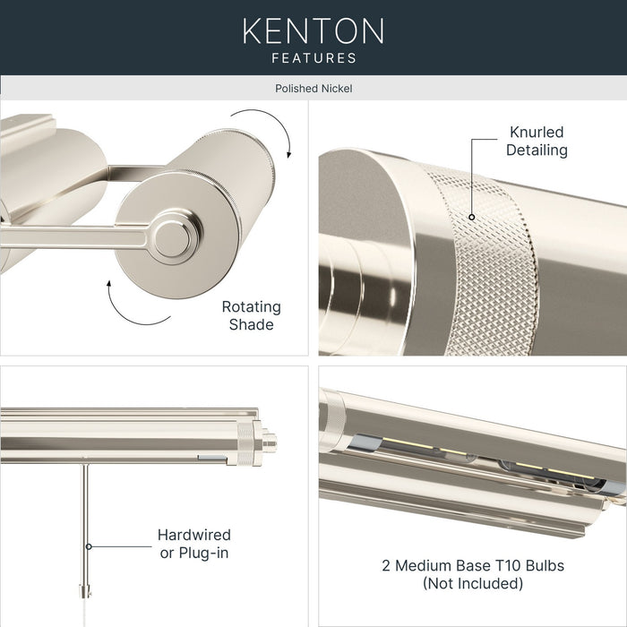 Myhouse Lighting Kichler - 52814PN - LED Picture Light - Kenton - Polished Nickel