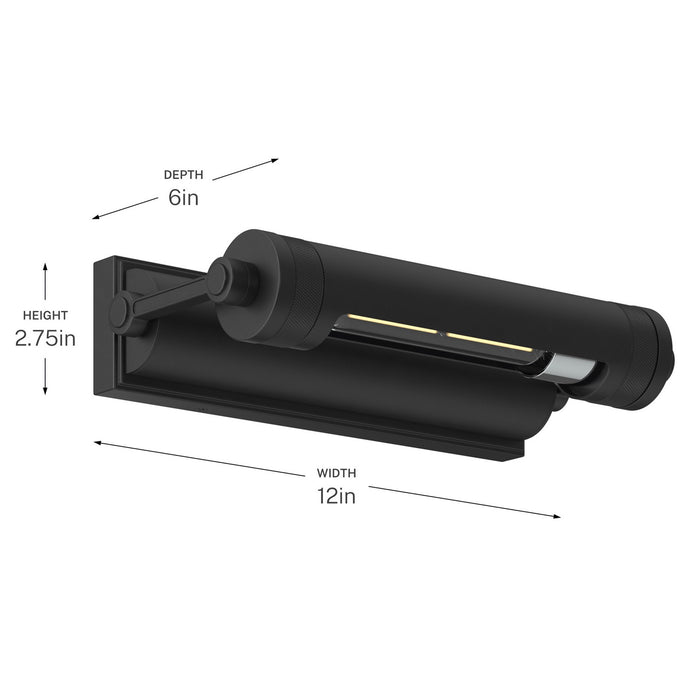 Myhouse Lighting Kichler - 52813BK - LED Picture Light - Kenton - Black