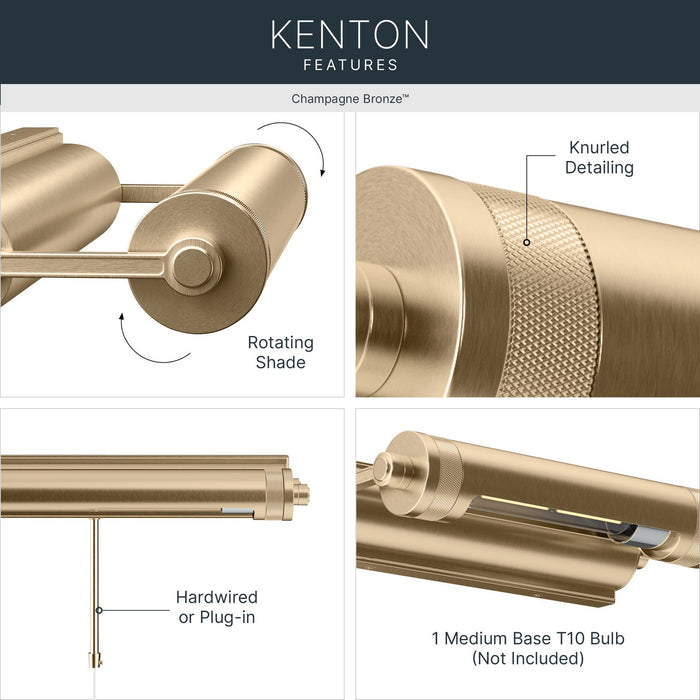 Myhouse Lighting Kichler - 52813CPZ - LED Picture Light - Kenton - Champagne Bronze