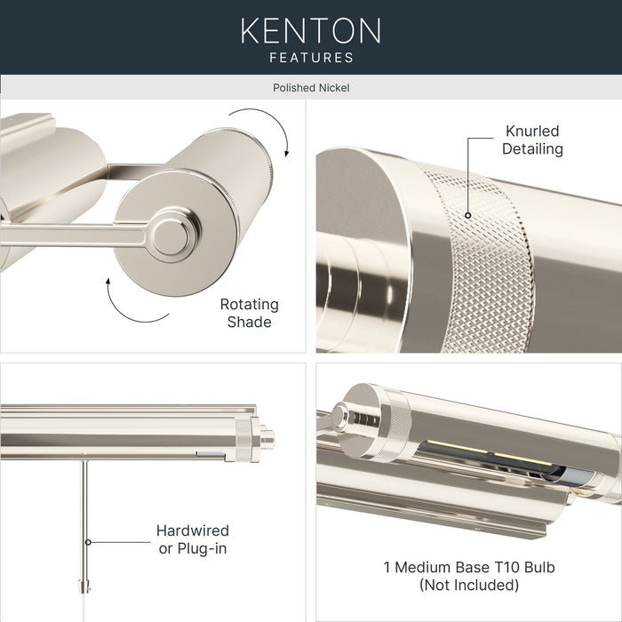 Myhouse Lighting Kichler - 52813PN - LED Picture Light - Kenton - Polished Nickel