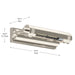 Myhouse Lighting Kichler - 52813PN - LED Picture Light - Kenton - Polished Nickel