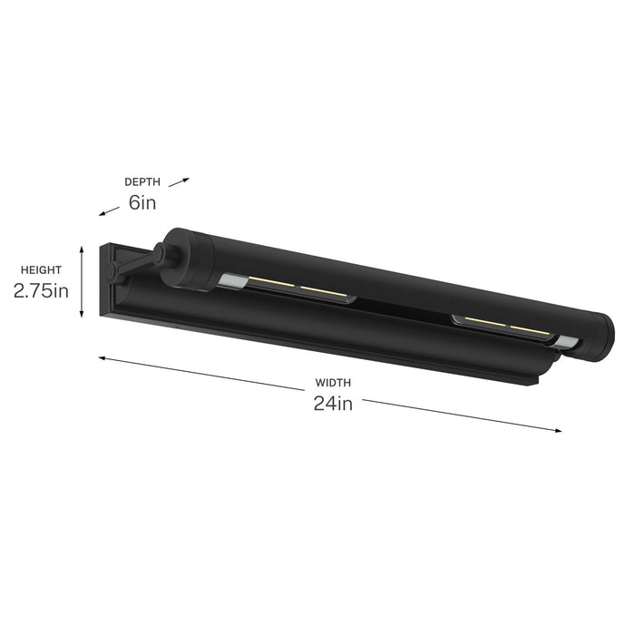 Myhouse Lighting Kichler - 52815BK - LED Picture Light - Kenton - Black
