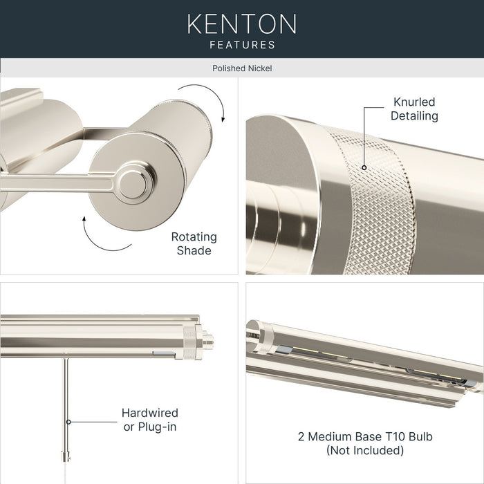 Myhouse Lighting Kichler - 52815PN - LED Picture Light - Kenton - Polished Nickel