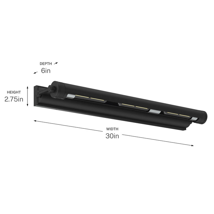 Myhouse Lighting Kichler - 52816BK - LED Picture Light - Kenton - Black