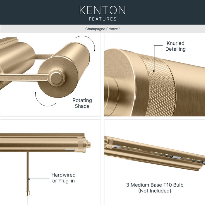 Myhouse Lighting Kichler - 52816CPZ - LED Picture Light - Kenton - Champagne Bronze