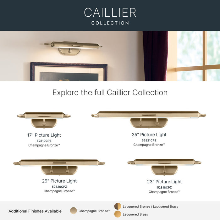 Myhouse Lighting Kichler - 52818CPZ - LED Picture Light - Caillier - Champagne Bronze