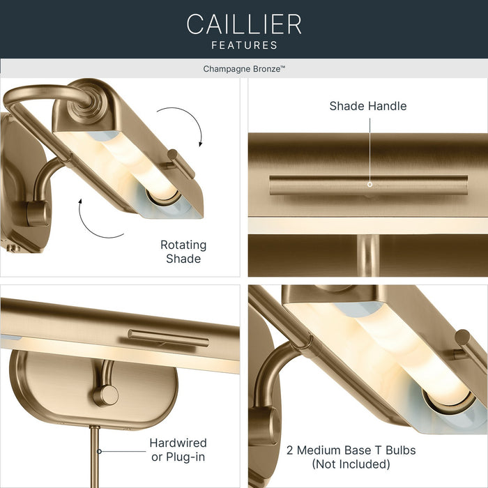Myhouse Lighting Kichler - 52818CPZ - LED Picture Light - Caillier - Champagne Bronze