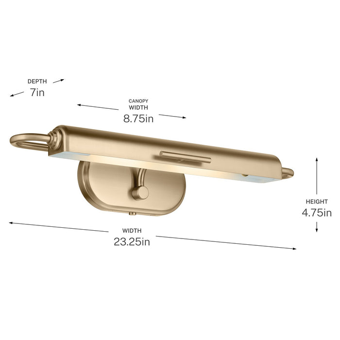 Myhouse Lighting Kichler - 52818CPZ - LED Picture Light - Caillier - Champagne Bronze