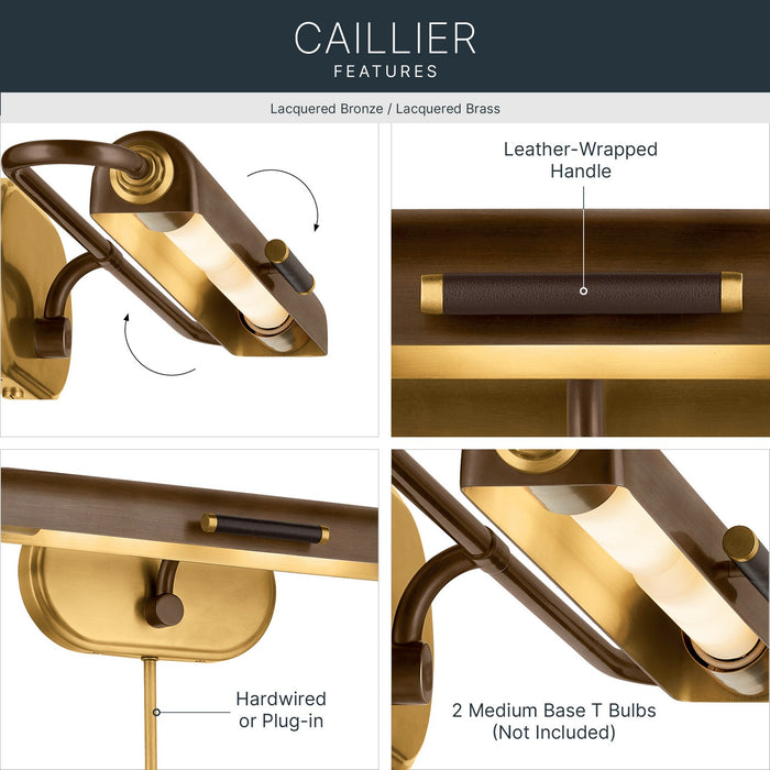 Myhouse Lighting Kichler - 52818LBZ - LED Picture Light - Caillier - Lacquered Bronze