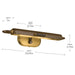 Myhouse Lighting Kichler - 52818LBZ - LED Picture Light - Caillier - Lacquered Bronze