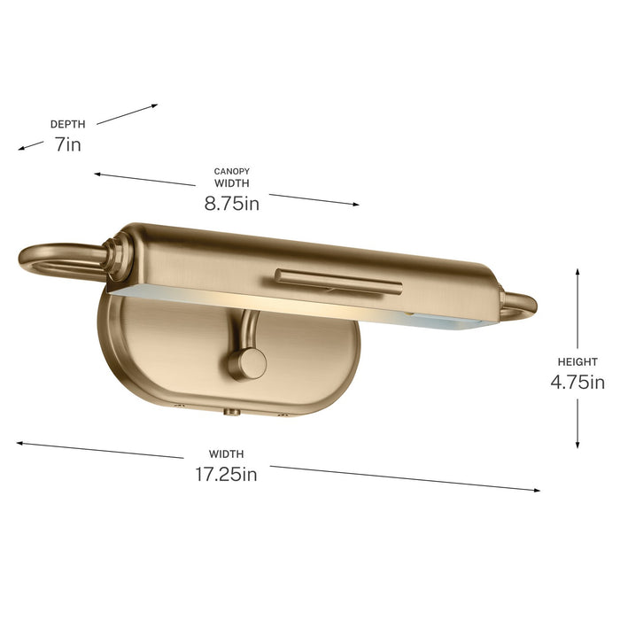 Myhouse Lighting Kichler - 52819CPZ - LED Picture Light - Caillier - Champagne Bronze