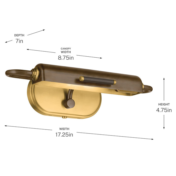 Myhouse Lighting Kichler - 52819LBZ - LED Picture Light - Caillier - Lacquered Bronze