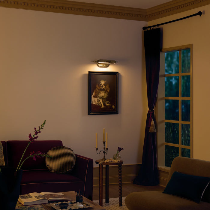 Myhouse Lighting Kichler - 52819LBR - LED Picture Light - Caillier - Lacquered Brass
