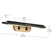 Myhouse Lighting Kichler - 52820BK - LED Picture Light - Caillier - Black