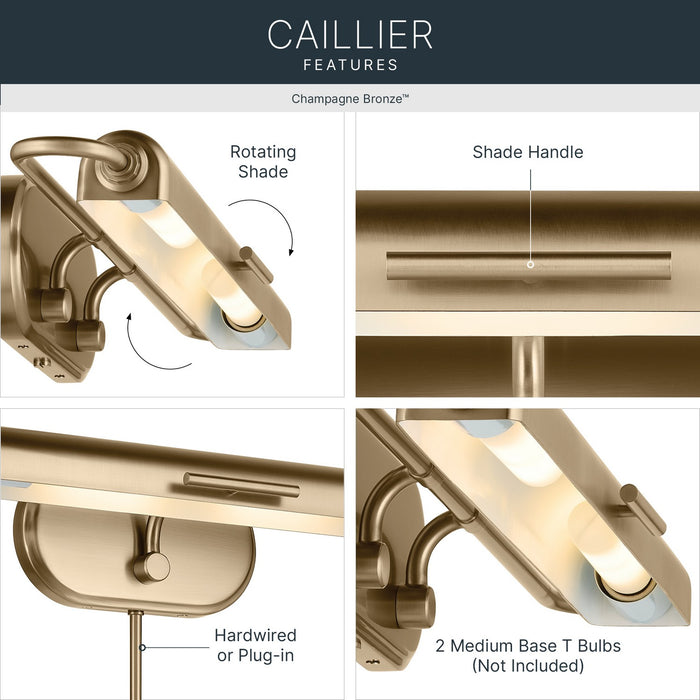 Myhouse Lighting Kichler - 52820CPZ - LED Picture Light - Caillier - Champagne Bronze