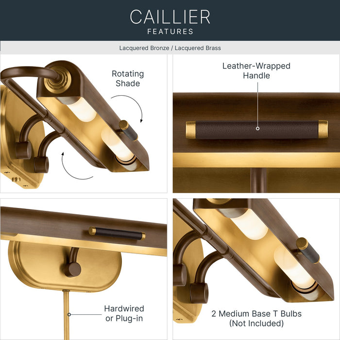 Myhouse Lighting Kichler - 52820LBZ - LED Picture Light - Caillier - Lacquered Bronze