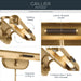 Myhouse Lighting Kichler - 52820LBR - LED Picture Light - Caillier - Lacquered Brass
