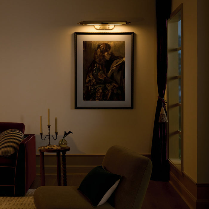 Myhouse Lighting Kichler - 52820LBR - LED Picture Light - Caillier - Lacquered Brass