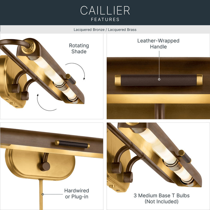 Myhouse Lighting Kichler - 52821LBZ - LED Picture Light - Caillier - Lacquered Bronze