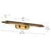 Myhouse Lighting Kichler - 52821LBZ - LED Picture Light - Caillier - Lacquered Bronze