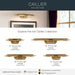 Myhouse Lighting Kichler - 52821LBR - LED Picture Light - Caillier - Lacquered Brass
