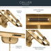 Myhouse Lighting Kichler - 52821LBR - LED Picture Light - Caillier - Lacquered Brass
