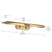 Myhouse Lighting Kichler - 52821LBR - LED Picture Light - Caillier - Lacquered Brass