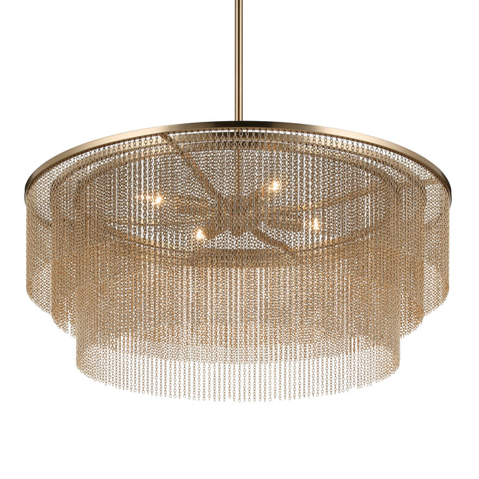 Myhouse Lighting Kichler - 52823CPZ - Four Light Chandelier - Khaite - Champagne Bronze