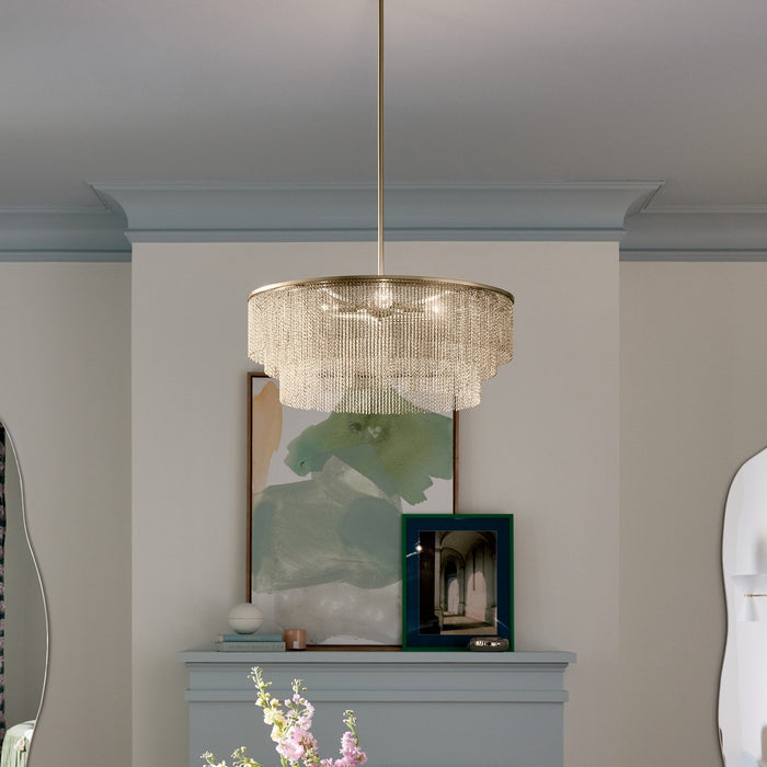 Myhouse Lighting Kichler - 52823CPZ - Four Light Chandelier - Khaite - Champagne Bronze
