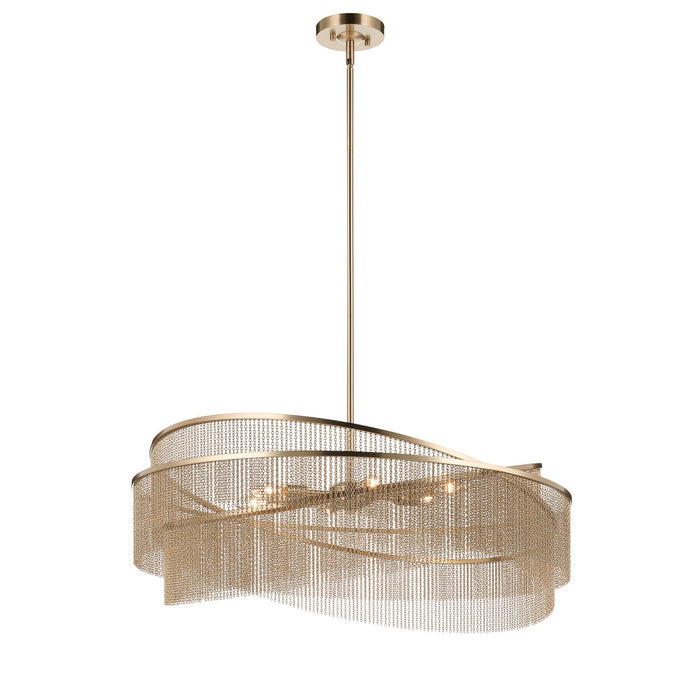 Myhouse Lighting Kichler - 52824CPZ - Six Light Chandelier - Khaite - Champagne Bronze
