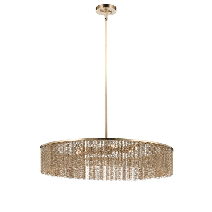 Myhouse Lighting Kichler - 52824CPZ - Six Light Chandelier - Khaite - Champagne Bronze