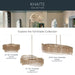 Myhouse Lighting Kichler - 52825CPZ - Five Light Linear Chandelier - Khaite - Champagne Bronze