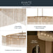 Myhouse Lighting Kichler - 52825CPZ - Five Light Linear Chandelier - Khaite - Champagne Bronze