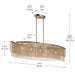Myhouse Lighting Kichler - 52825CPZ - Five Light Linear Chandelier - Khaite - Champagne Bronze