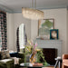 Myhouse Lighting Kichler - 52825CPZ - Five Light Linear Chandelier - Khaite - Champagne Bronze