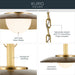 Myhouse Lighting Kichler - 52835LBZ - LED Pendant - Kurio - Lacquered Bronze