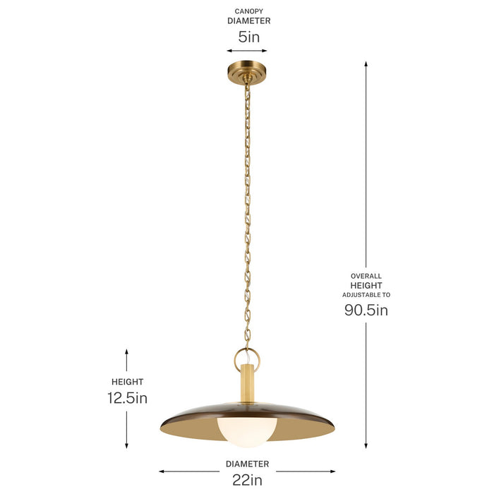 Myhouse Lighting Kichler - 52835LBZ - LED Pendant - Kurio - Lacquered Bronze