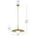 Myhouse Lighting Kichler - 52835LBZ - LED Pendant - Kurio - Lacquered Bronze