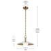Myhouse Lighting Kichler - 52834WH - LED Pendant - Kurio - White