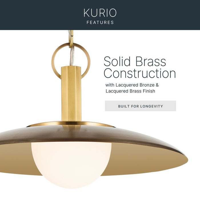 Myhouse Lighting Kichler - 52834LBZ - LED Pendant - Kurio - Lacquered Bronze