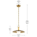 Myhouse Lighting Kichler - 52834LBZ - LED Pendant - Kurio - Lacquered Bronze