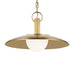 Myhouse Lighting Kichler - 52834LBR - LED Pendant - Kurio - Lacquered Brass