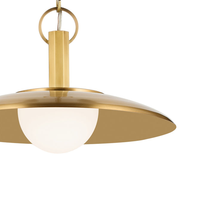 Myhouse Lighting Kichler - 52834LBR - LED Pendant - Kurio - Lacquered Brass