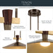 Myhouse Lighting Kichler - 52833LBZLED - LED Pendant - Tenon - Lacquered Bronze