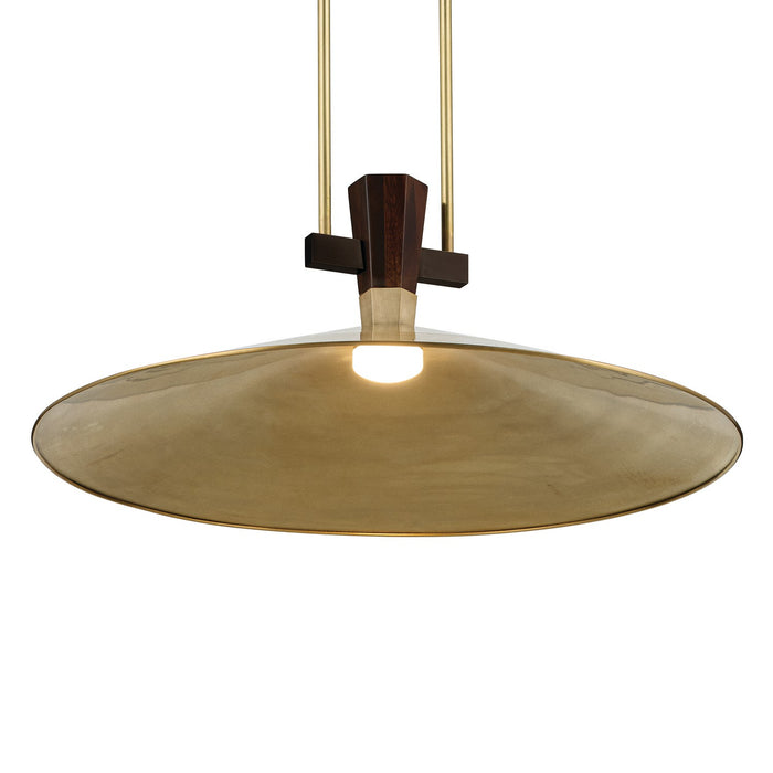 Myhouse Lighting Kichler - 52833LBRLED - LED Pendant - Tenon - Lacquered Brass